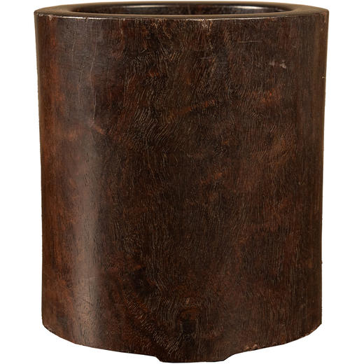 清 紫檀三足笔筒 商品图5