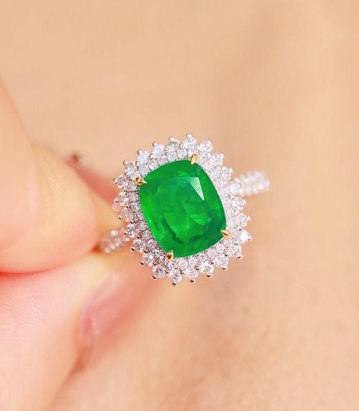 1.65ct 3.75g 祖母绿戒指 商品图5