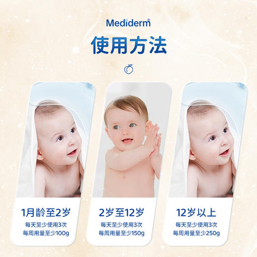 【保税直发】波兰Mediderm保湿修复低敏润肤霜100g/500g 商品图4