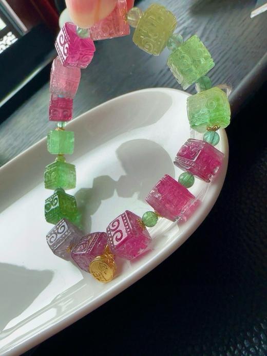 34.2g 雕刻碧玺手链 商品图8