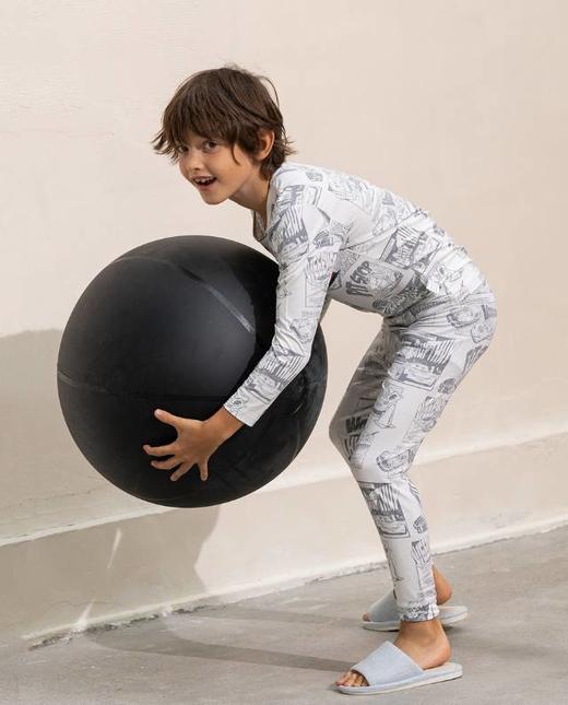 【春上新】8楼爱慕儿童Aimer Kids男孩2件装-赛车总动员漫画保暖套装AK274G061，吊牌价529元 商品图3