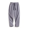马登工装 美式休闲海浪条纹直筒裤轻薄抗皱泡泡纱长裤抽绳运动裤男夏 商品缩略图5