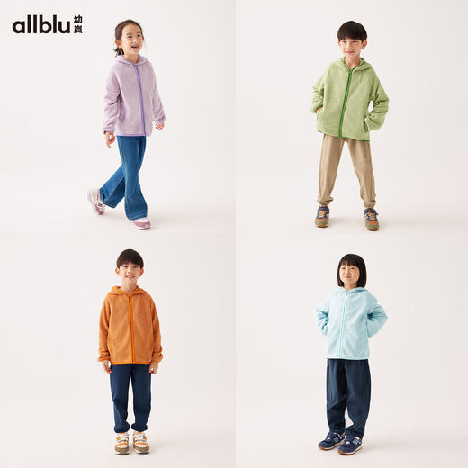 【毛织绒】幼岚童装连帽外套防风轻盈保暖24秋新款儿童男女童外套 商品图3