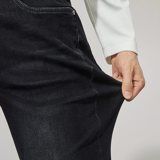 【高弹】柒牌牛仔裤男款2024秋季新款时尚潮流百搭舒适直筒长裤子	127H71270 商品图2