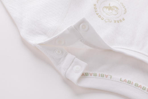 拉比-内衣类（常年）H4长绒棉肩开服套装白色(PH) 商品图4