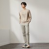 柒牌男装圆领卫衣男2024秋季新款时尚潮流休闲百搭套头上衣	127W70340 商品缩略图3