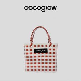 cocoglow·MARKET__集市女士手提包手工工艺编织菜篮子中号