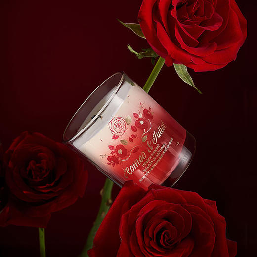 大英博物馆罗密欧与朱丽叶 果香木香调 无火香氛香薰蜡烛礼盒 商品图3