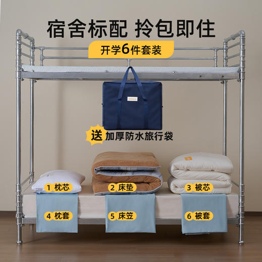 佳丽斯60支床上六件套纯棉被套床笠轻奢床上用品全棉贡缎 商品图1