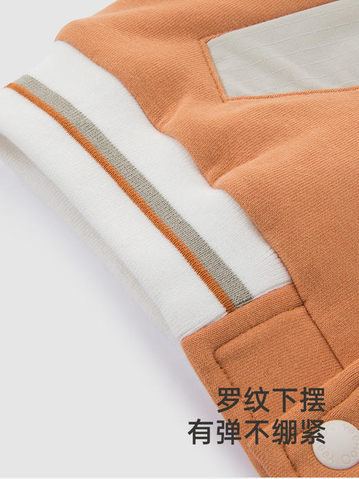 英氏儿童外套春秋款夹克男童秋装2024新款宝宝棒球服YRWUJ3Q557A 商品图4