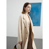三彩2024冬季新款静奢风阿尔巴卡双面呢毛呢大衣外套长款女M 商品缩略图3