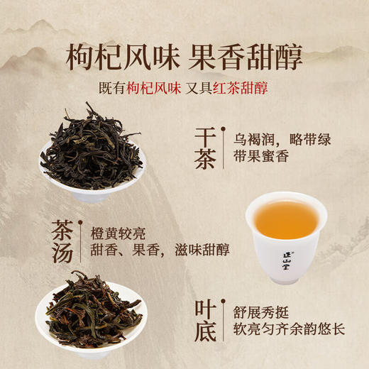 正山堂枸杞红茶·璞·宁夏枸杞叶养生茶正宗正山小种红茶茶叶礼盒100g/200g 商品图5
