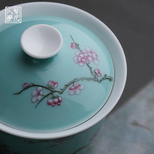 繁花入梦乾隆粉彩富贵荣华二才盖碗  出水芙蓉二才盖碗  繁花似锦二才盖碗  纷红骇绿二才盖碗（缺货） 商品图4