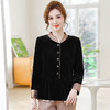 MC 707妈妈秋装金丝绒上衣时尚洋气小衫 商品缩略图3