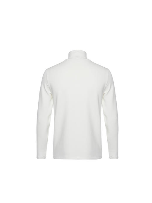 callisto白色粘纤混纺长袖T恤 商品图1