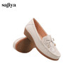 Safiya/索菲娅2024秋新款真皮蝴蝶结镂空浅口休闲防滑平底单鞋 SF43111402 商品缩略图8