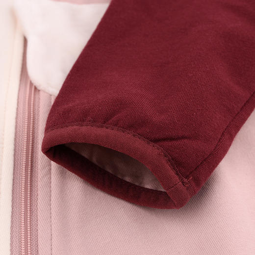 棉果果秋季新品女童撞色卡通爬服连帽连体衣M322720224408 商品图4