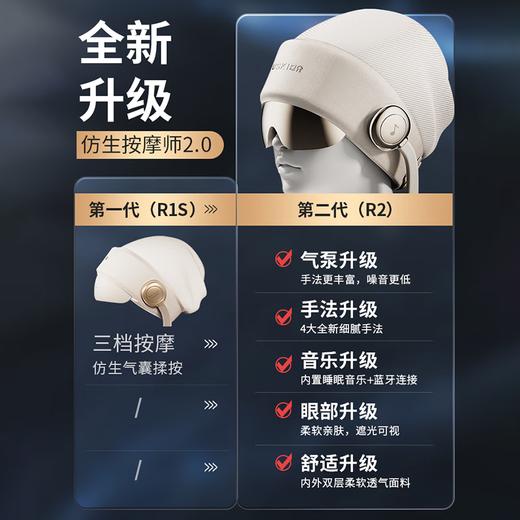 凉介R2睡眠器头部按摩器按摩帽头皮颈椎眼部按摩仪生日礼物送礼 商品图3