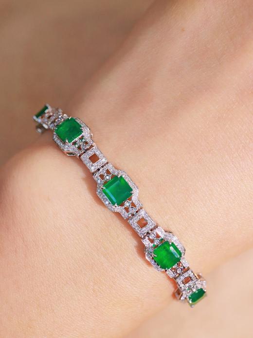 6.64ct 祖母绿手链 商品图5