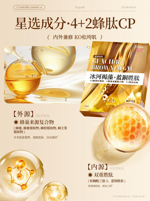 【森田药妆】冰河褐藻 系列面膜组合（30g*4片*2盒） 商品图2