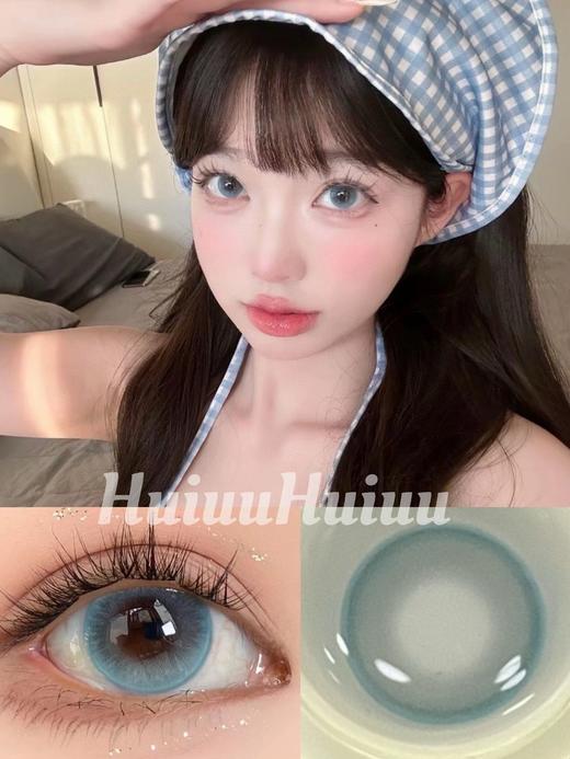 『日抛大直径』YUKICON-清凉蓝水晶-14.5mm【日抛 0-800度 无525/575】 商品图0