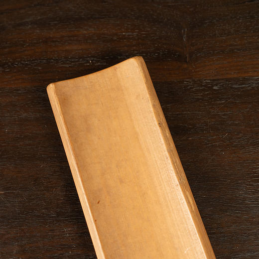 清 竹雕石榴诗文臂搁 商品图3