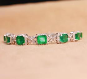 4.70ct 8.85g 祖母绿手链