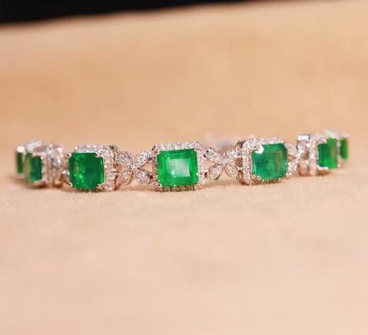 4.70ct 8.85g 祖母绿手链 商品图0