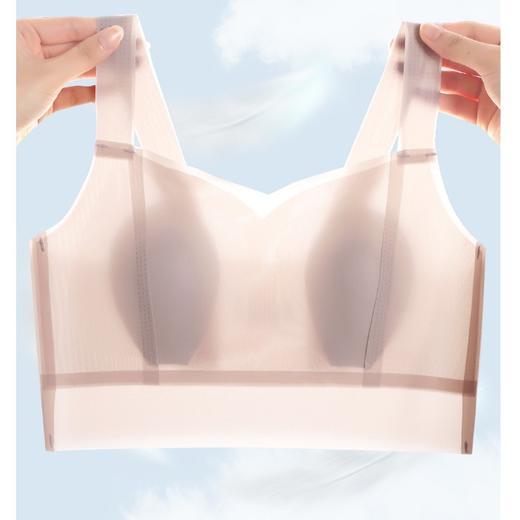 【超薄超透气面膜衣】大码超薄兔耳朵无痕内衣女大胸显小胸罩收副乳防下垂凉感舒适文胸，贴身穿着不会有任何的不适感，这个夏日有TA就够啦~ry 商品图1