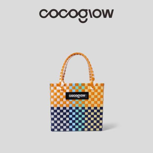 cocoglow·汽水系列女士手提包手工工艺编织菜篮子新品中号 商品图1