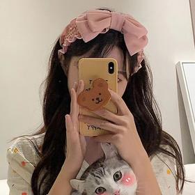 【甜美少女！蝴蝶结发带】甜美蝴蝶结束发带，洗脸发带 可爱少女心！敷面膜防滑松紧发箍发饰头饰Y