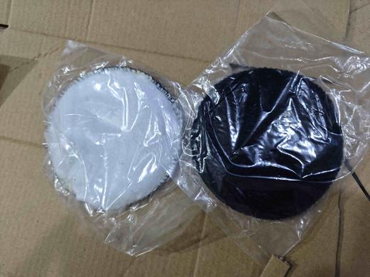 【货号04316】4寸抛光棉仿羊毛轮汽车抛光打蜡汽车美容自粘抛光球 商品图0
