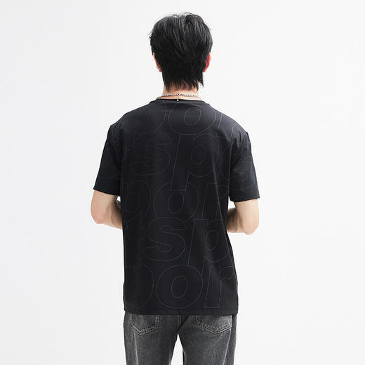 【断码清仓】HX 夏季圆领短袖T恤合体版型Y102420102101/02 商品图5