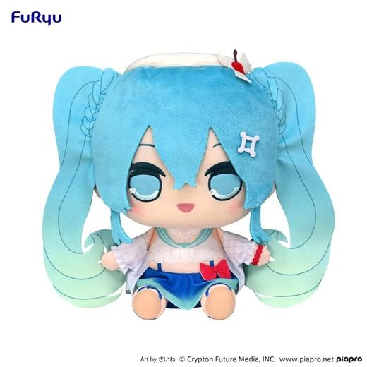 FuRyu 初音未来 甜瓜汽水 毛绒玩偶 商品图0