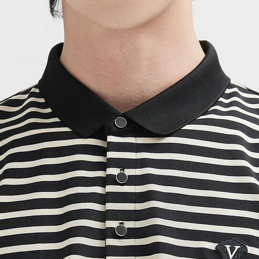 【新品上新】HX 夏季翻领短袖T恤S102423408101/02POLO杉 商品图8