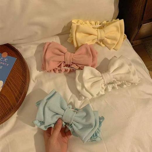 【甜美少女！蝴蝶结发带】甜美蝴蝶结束发带，洗脸发带 可爱少女心！敷面膜防滑松紧发箍发饰头饰Y 商品图1