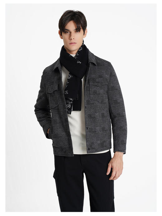 callisto灰色聚酯纤维混纺尼克服 商品图2