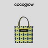 cocoglow·CUBE_姜饼立方女士手提包手工工艺编织菜篮子中号 商品缩略图0