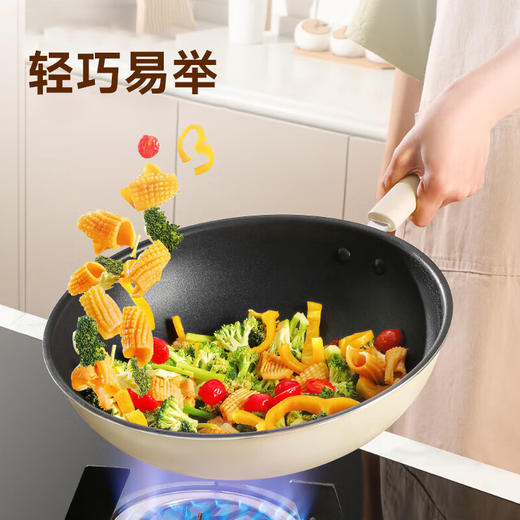 苏泊尔（SUPOR）炒锅防粘锅家用炒菜锅抗菌炒锅32cm燃气电磁炉通用平底VC32SP05 商品图0