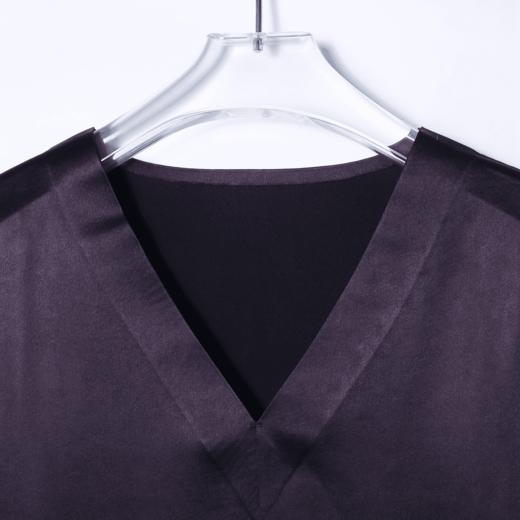 T1478夏季潮流新款渐变设计V领男士短袖百搭时尚上衣宽松小众街头T恤 商品图3