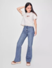 LEE新品427高腰喇叭中浅蓝女牛仔裤潮LWB100427101291 商品缩略图2