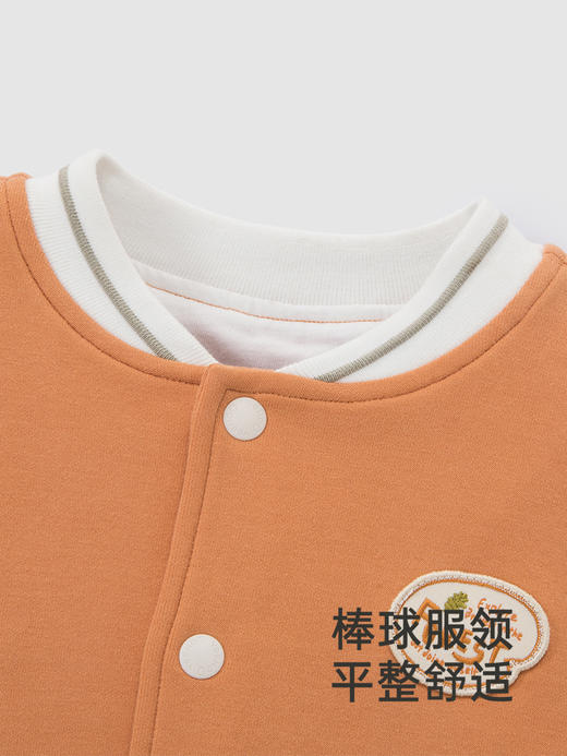 英氏儿童外套春秋款夹克男童秋装2024新款宝宝棒球服YRWUJ3Q557A 商品图1