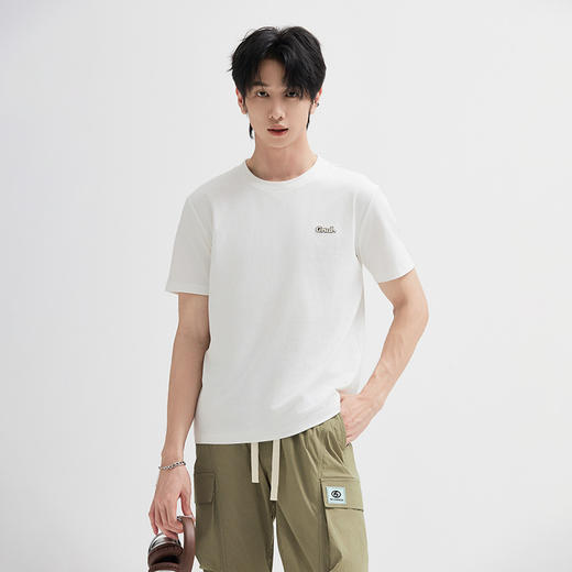 【断码清仓】HX 夏季圆领短袖T恤S102423592101/02 商品图0