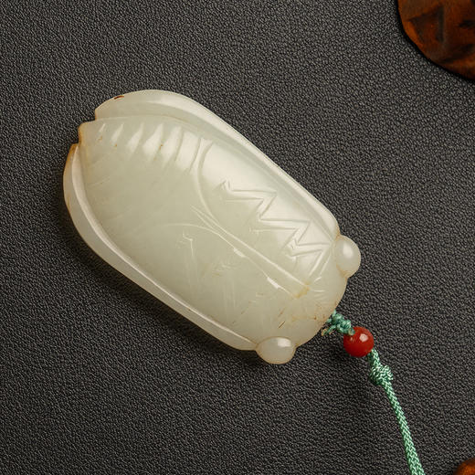 清 玉雕金蝉挂件 商品图3