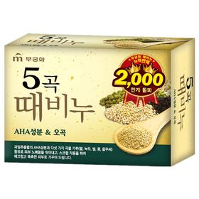 無瑾花五谷去渍香皂90g무궁화 5곡 때비누