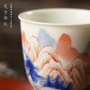 寒香雅玩青花红山水闻香杯（缺货） 商品缩略图2