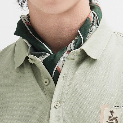 【新品上新】HX 春夏季休闲翻领短袖T恤Y102420168101POLO杉 商品图9