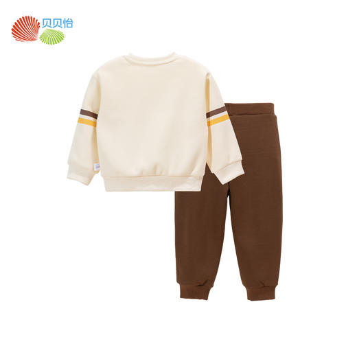 贝贝怡童装儿童卫衣套装两件春秋2024新款男童休闲长裤洋气秋装ZB3DT074 商品图6