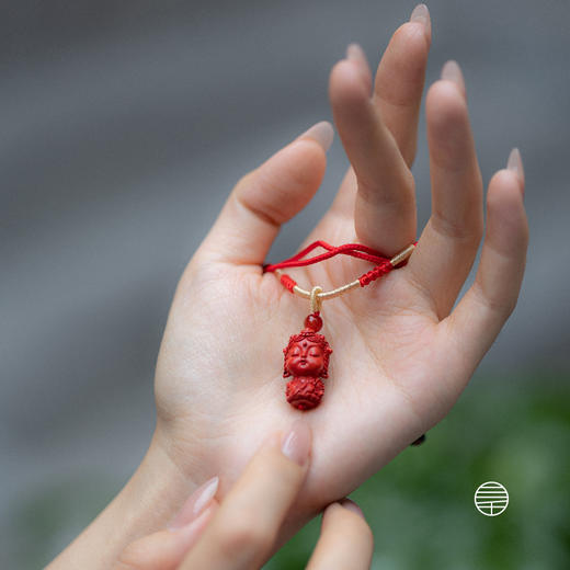 万物三千｜绿度母朱砂吊坠 项链 挂饰 饰品 车挂 商品图5