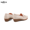 Safiya/索菲娅2024秋新款真皮蝴蝶结镂空浅口休闲防滑平底单鞋 SF43111402 商品缩略图5